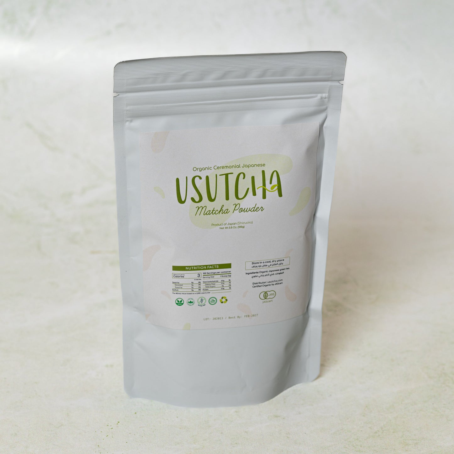 Organic Ceremonial Japanese Matcha Powder (100g)