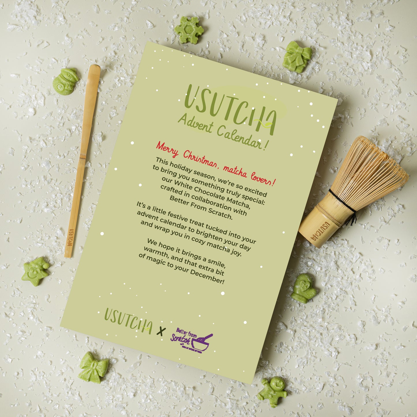White Chocolate Matcha Advent Calendar - Usutcha x Better From Scratch