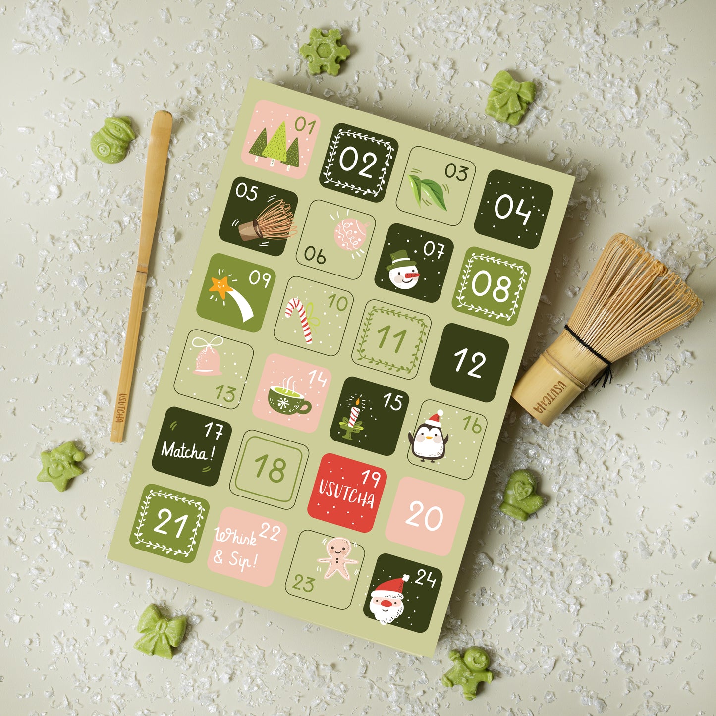 White Chocolate Matcha Advent Calendar - Usutcha x Better From Scratch