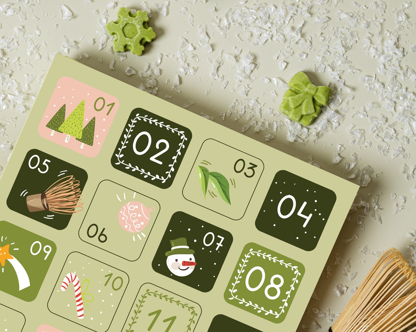 White Chocolate Matcha Advent Calendar - Usutcha x Better From Scratch